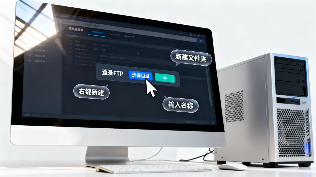 FTP服务器上怎么创建文件夹？ftp服务器新建目录方法