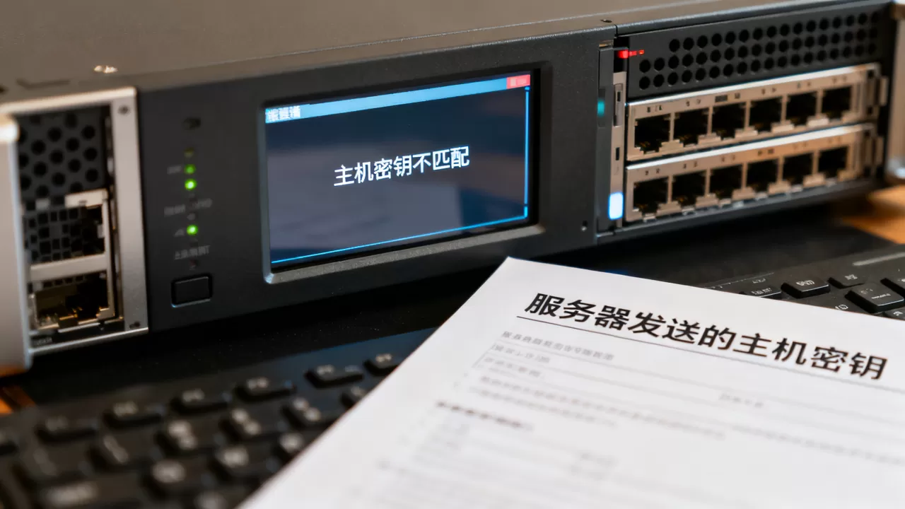 主机密钥不匹配怎么回事？服务器发送的主机密钥与存储在