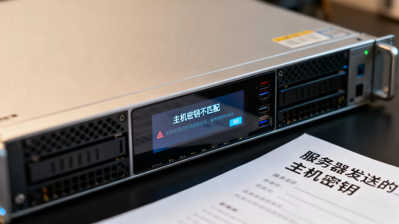 主机密钥不匹配怎么回事？服务器发送的主机密钥与存储在