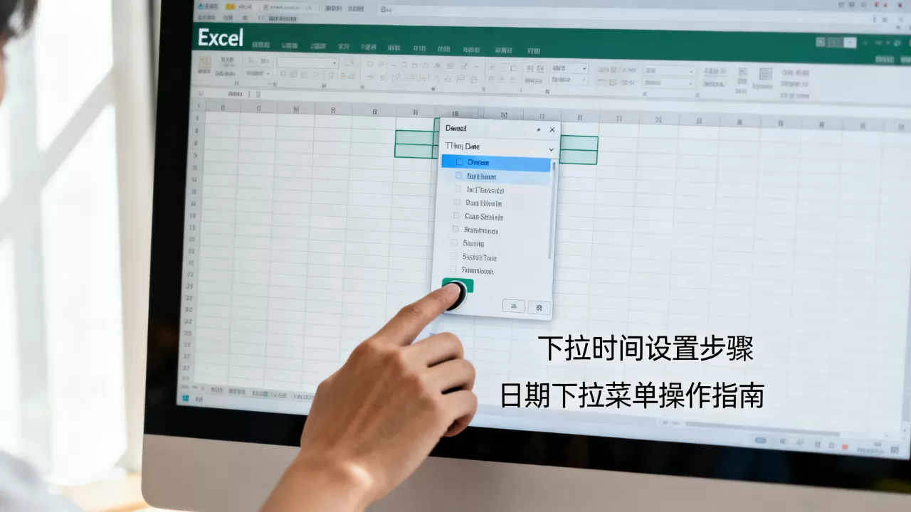 Excel下拉时间怎么设置?excel下拉菜单怎么设置日期 Excel下拉时间怎么设置?excel下拉菜单怎么设置日期