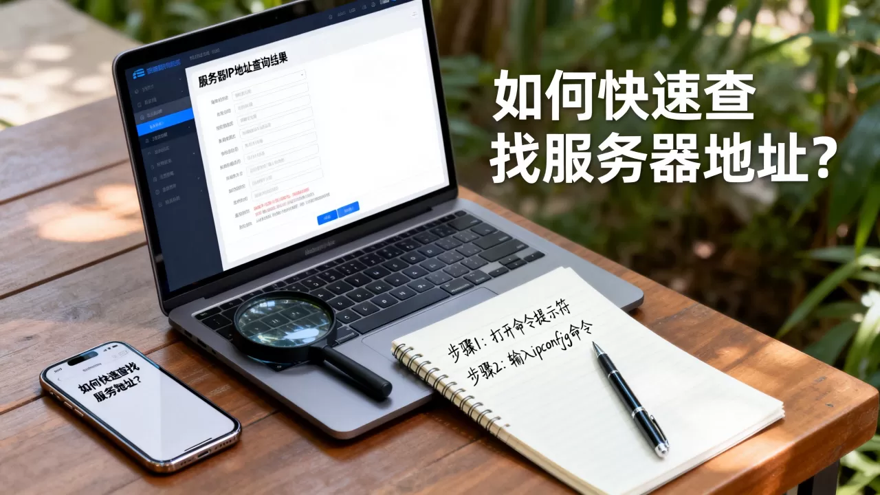 如何快速查找服务器地址?服务器IP地址查询方法 如何快速查找服务器地址?服务器IP地址查询方法