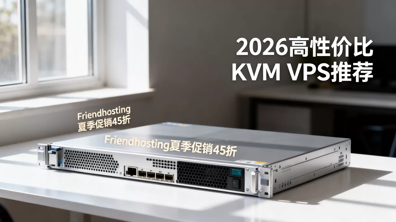 Friendhosting夏季促销真的打45折吗?2026年高性价比KVM VPS推荐 Friendhosting夏季促销真的打45折吗?2026年高性价比KVM VPS推荐