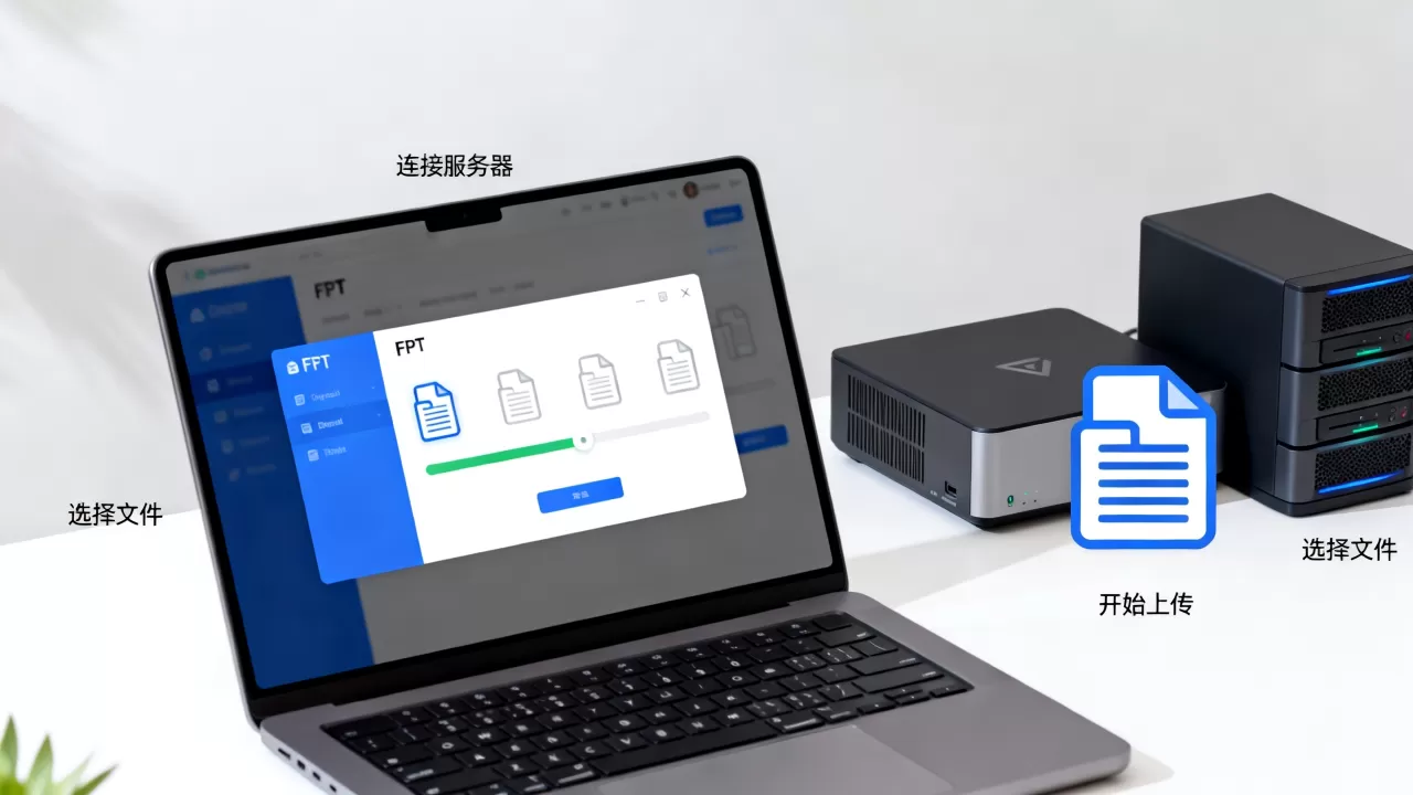 FTP服务器怎么传文件？ftp上传下载大文件教程