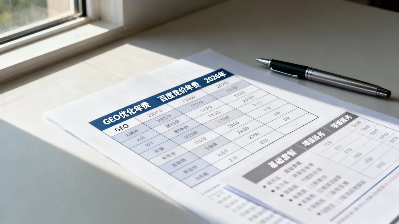 GEO优化年费和百度竞价年费哪个更划算?2026年百度竞价年费多少钱 GEO优化年费和百度竞价年费哪个更划算?2026年百度竞价年费多少钱