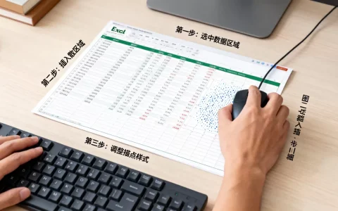 Excel描点怎么操作？excel表格如何快速描点