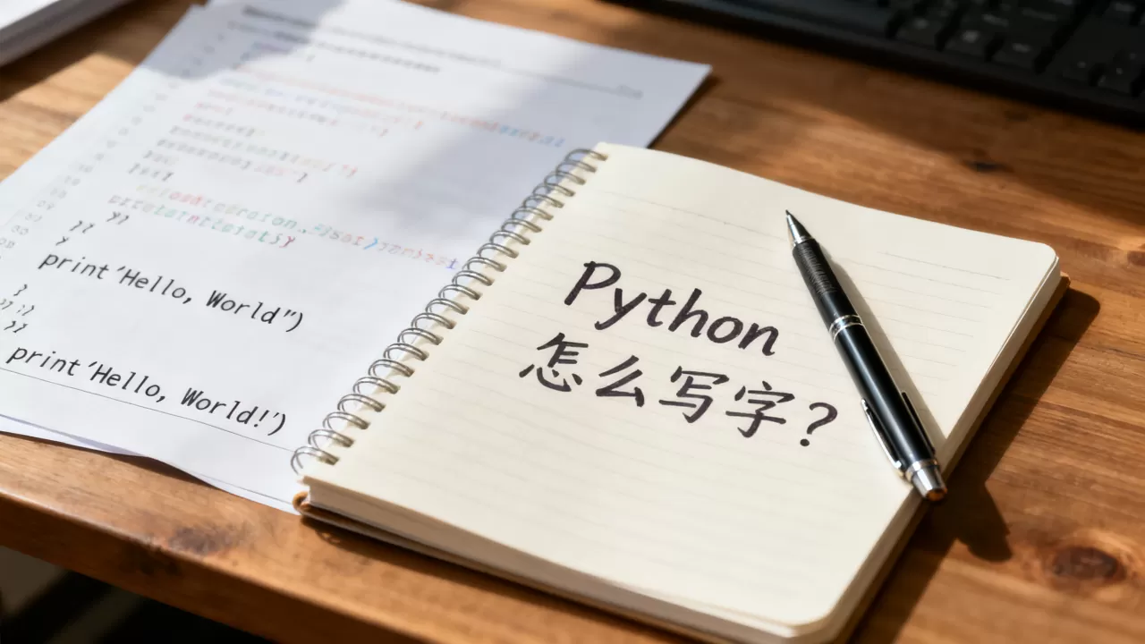 Python怎么写字?python写字代码示例 Python怎么写字?python写字代码示例