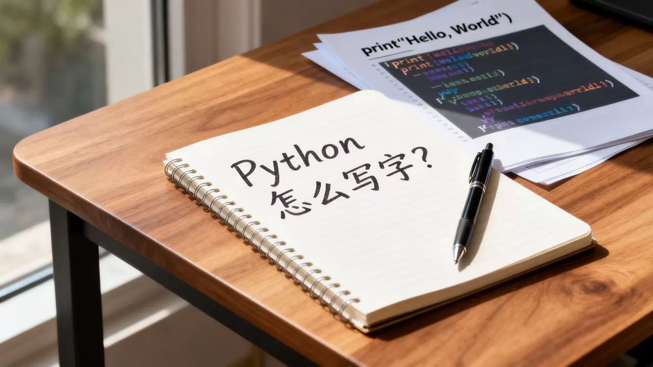 Python怎么写字?python写字代码示例 Python怎么写字?python写字代码示例