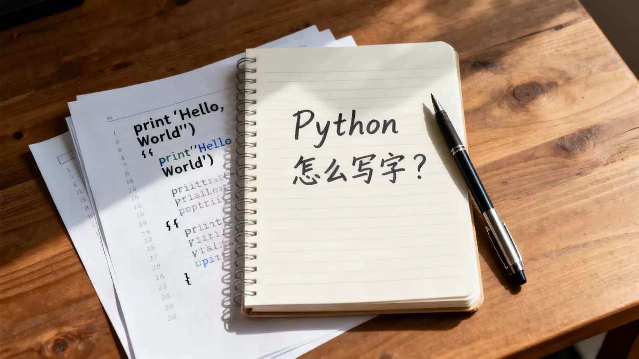 Python怎么写字?python写字代码示例 Python怎么写字?python写字代码示例