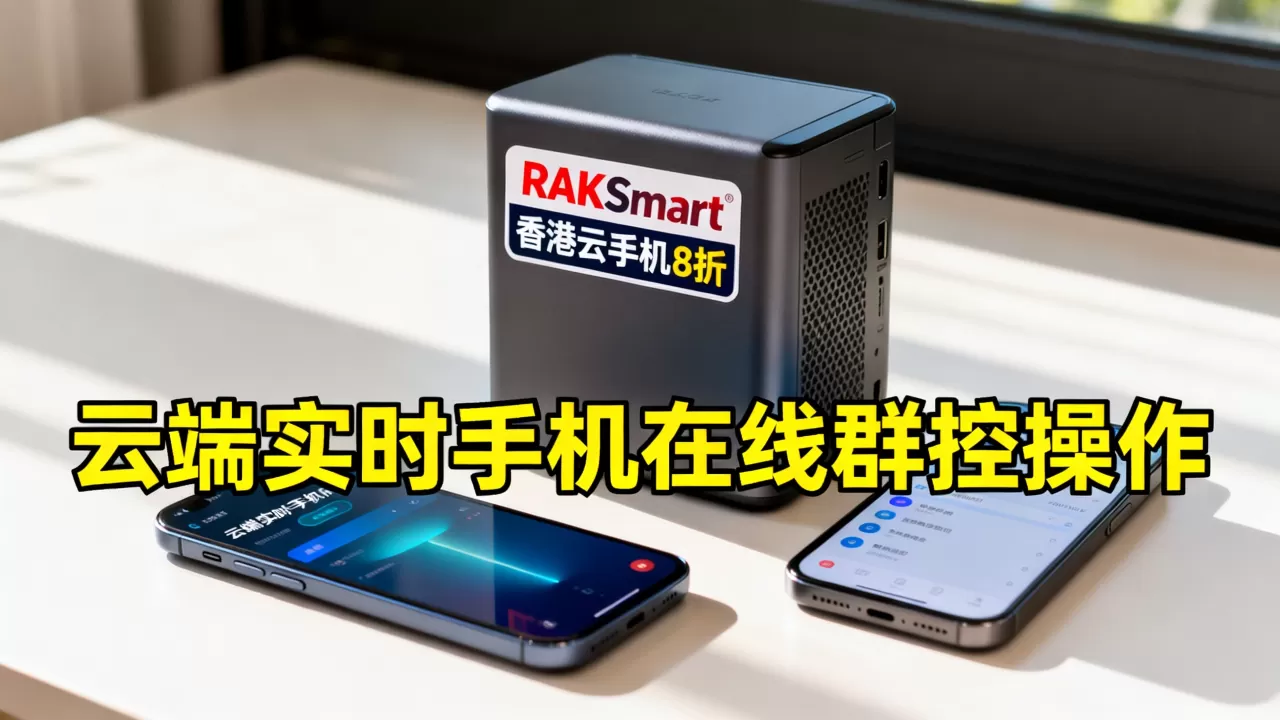 RAKSmart香港云手机8折是真的吗?云端实时手机在线群控怎么操作 RAKSmart香港云手机8折是真的吗?云端实时手机在线群控怎么操作