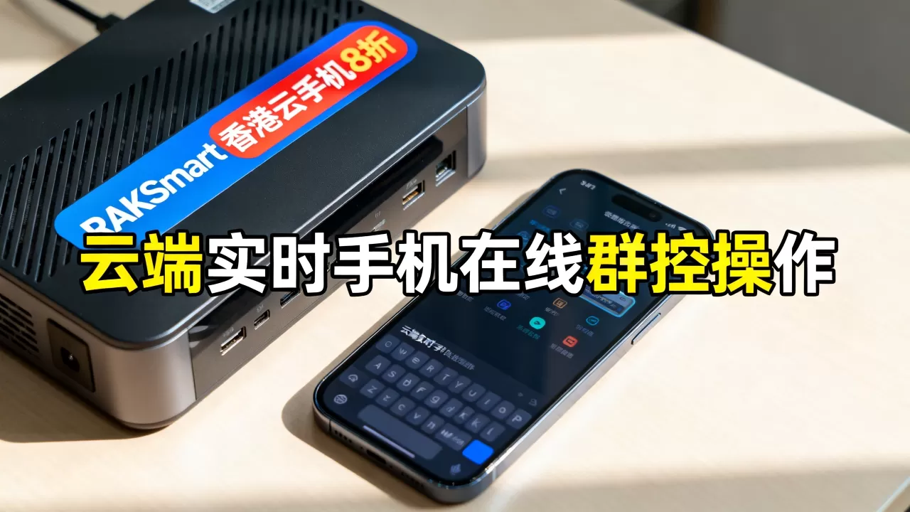 RAKSmart香港云手机8折是真的吗?云端实时手机在线群控怎么操作 RAKSmart香港云手机8折是真的吗?云端实时手机在线群控怎么操作