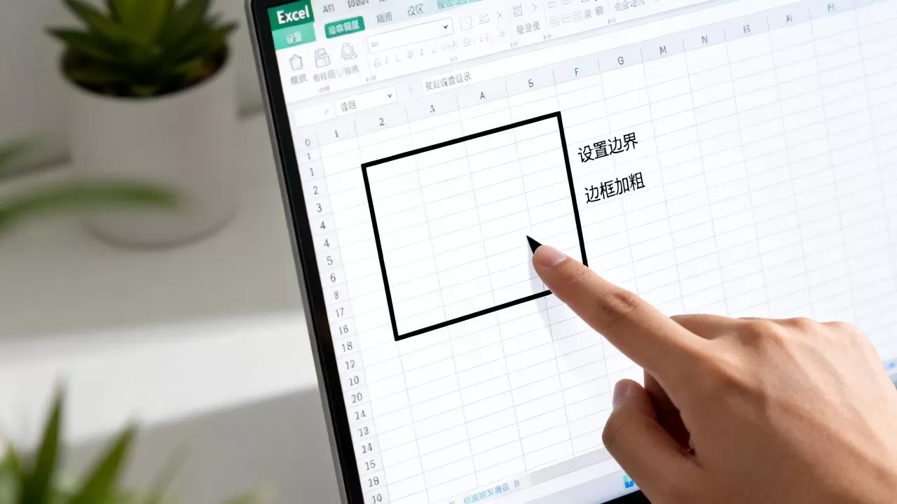 Excel怎么设置边界?excel表格边框怎么加粗 Excel怎么设置边界?excel表格边框怎么加粗