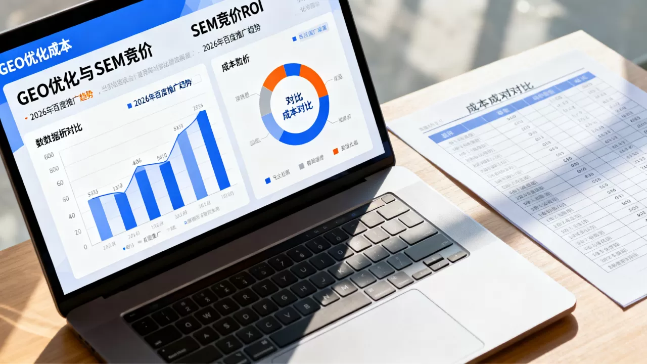 GEO优化和SEM竞价哪个更划算?2026年百度推广成本分析 GEO优化和SEM竞价哪个更划算?2026年百度推广成本分析