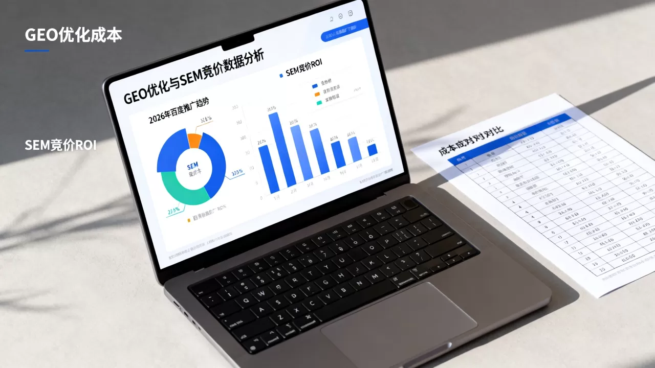 GEO优化和SEM竞价哪个更划算?2026年百度推广成本分析 GEO优化和SEM竞价哪个更划算?2026年百度推广成本分析