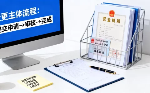 域名备案变更主体怎么操作？ICP备案变更主体需要哪些材料