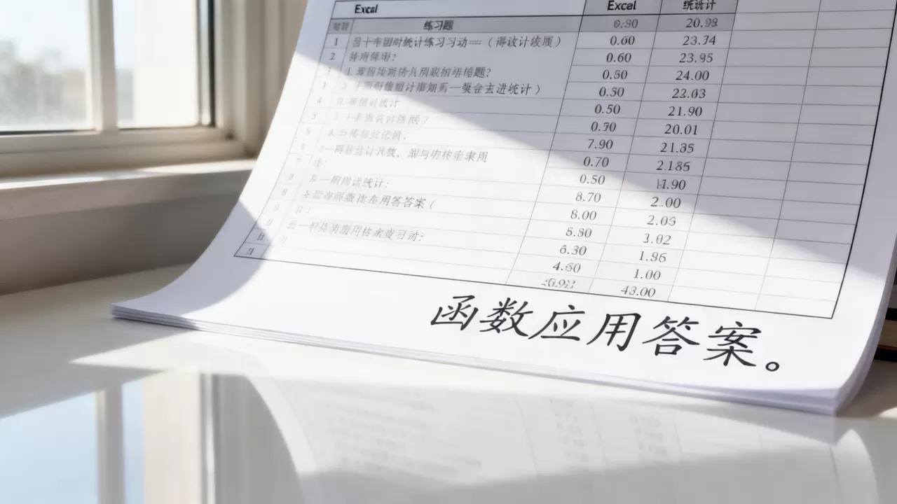Excel练习素材哪里找?Excel表格练习题及答案 Excel练习素材哪里找?Excel表格练习题及答案