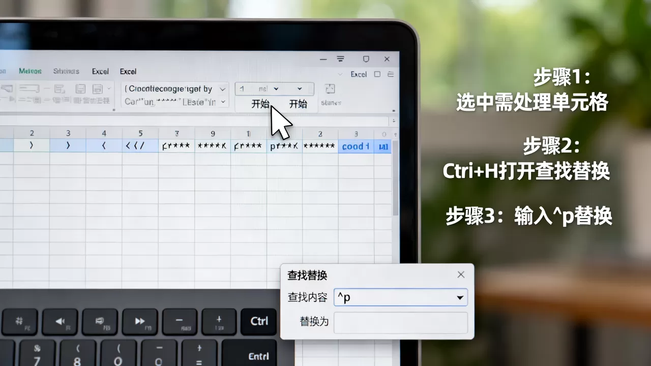 Excel表格回车符怎么删?excel批量去除换行符方法 Excel表格回车符怎么删?excel批量去除换行符方法