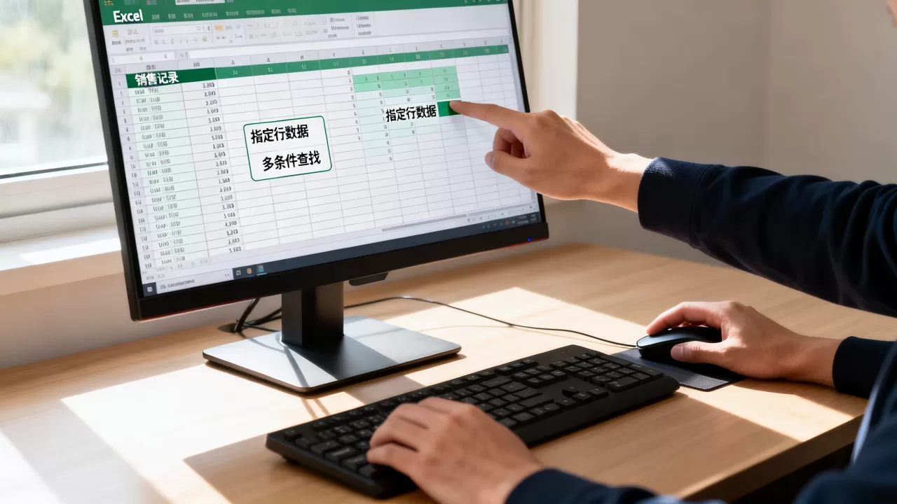 Excel怎么查询指定行数据?Excel多条件查找匹配 Excel怎么查询指定行数据?Excel多条件查找匹配