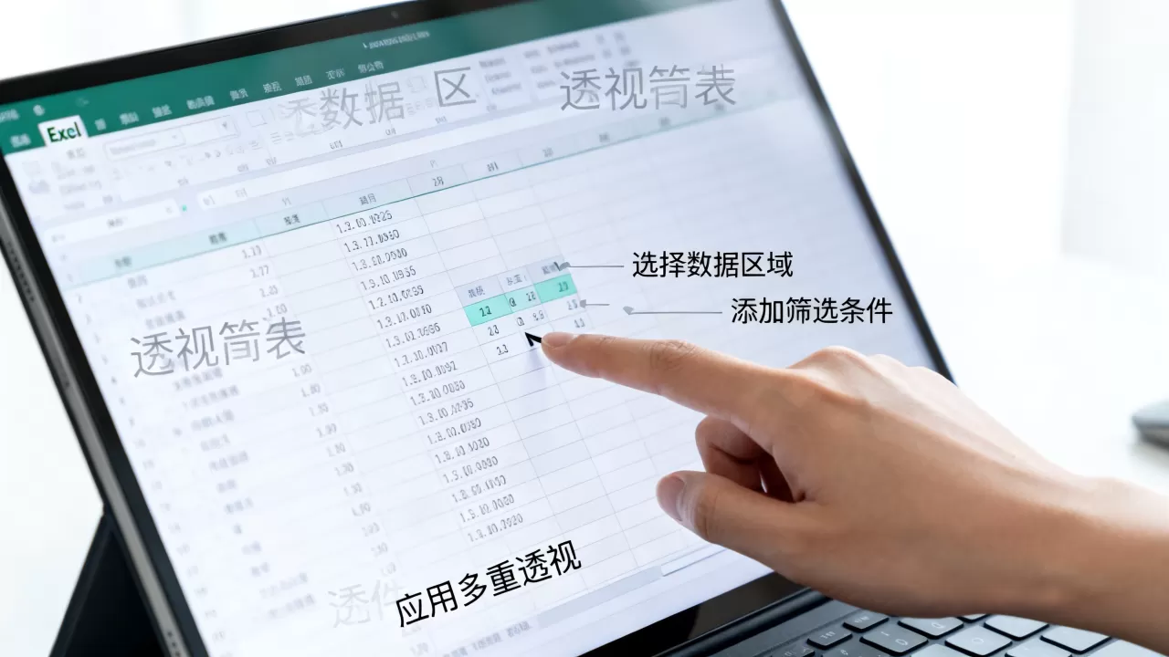 Excel多重透视怎么操作？Excel透视表多条件筛选