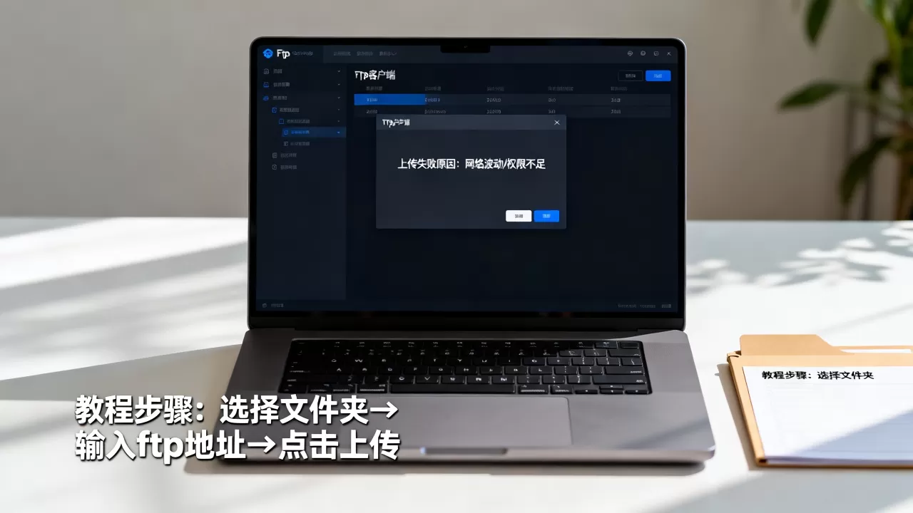 ftp上传文件夹失败怎么办，ftp上传文件夹教程