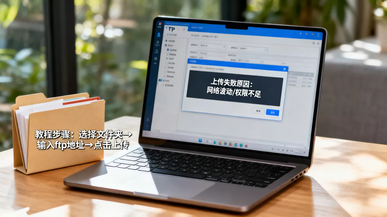 ftp上传文件夹失败怎么办，ftp上传文件夹教程