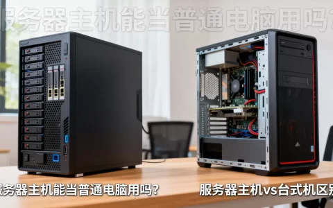 服务器主机能当普通电脑用吗，服务器主机和台式机的区别