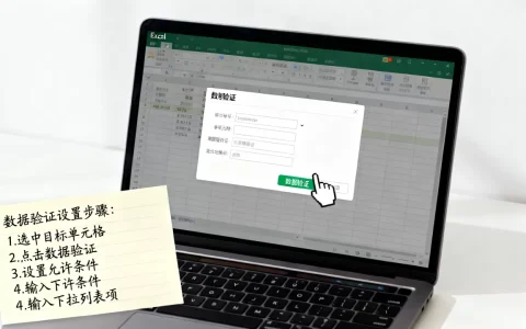 Excel文本下拉怎么做？excel数据验证设置步骤
