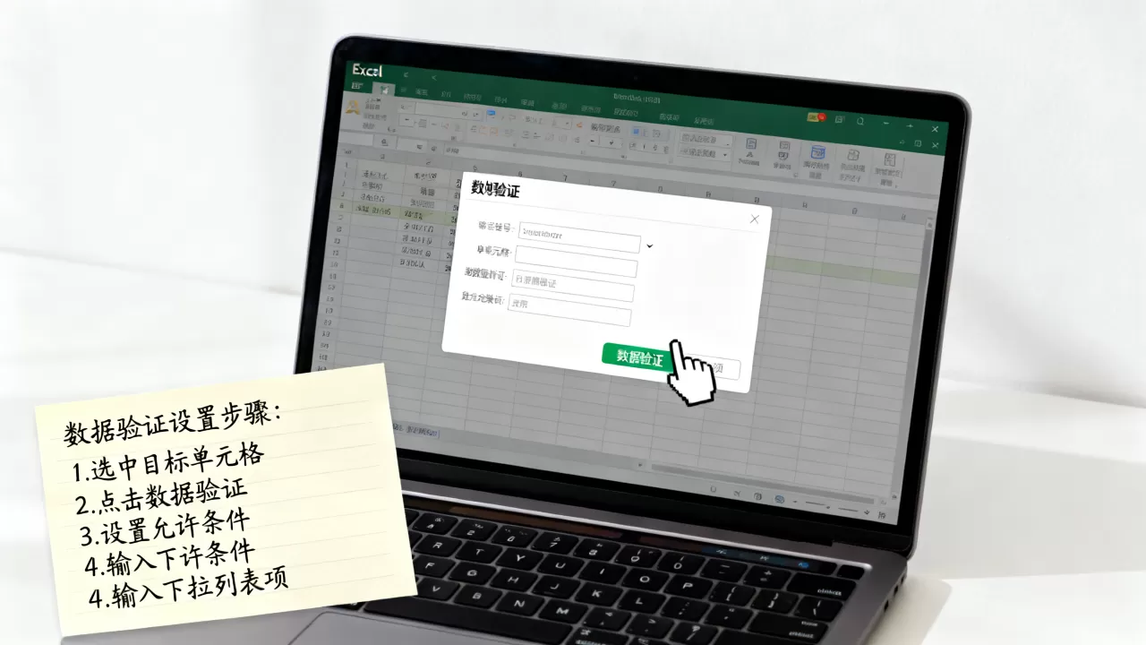 Excel文本下拉怎么做?excel数据验证设置步骤 Excel文本下拉怎么做?excel数据验证设置步骤