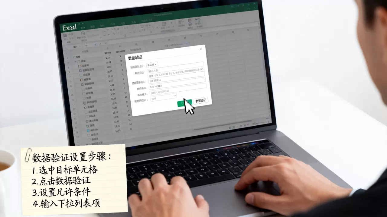 Excel文本下拉怎么做?excel数据验证设置步骤 Excel文本下拉怎么做?excel数据验证设置步骤