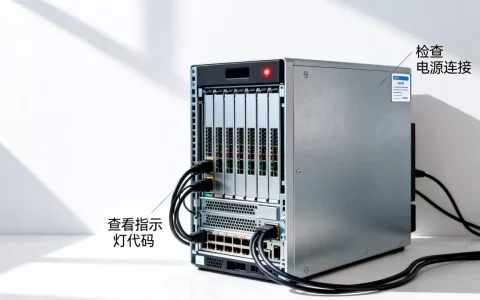 主机开机仅一灯亮怎么回事？服务器指示灯故障排查