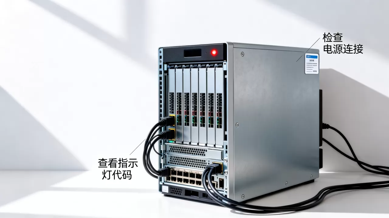主机开机仅一灯亮怎么回事?服务器指示灯故障排查 主机开机仅一灯亮怎么回事?服务器指示灯故障排查