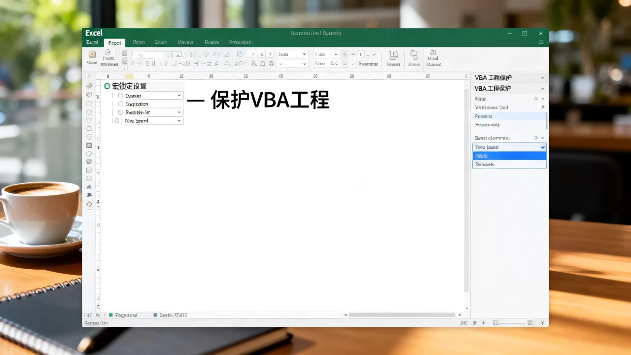 Excel宏怎么锁定？如何保护VBA工程不被查看
