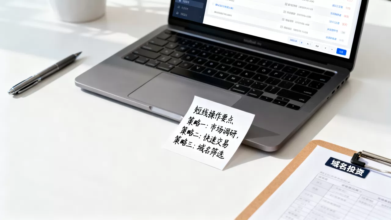 域名投资短线怎么操作？域名投资短线策略有哪些