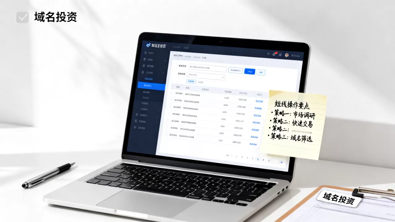 域名投资短线怎么操作？域名投资短线策略有哪些