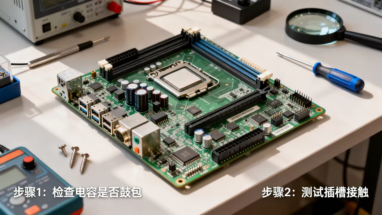 服务器主机板坏了怎么修？主板维修故障排查教程