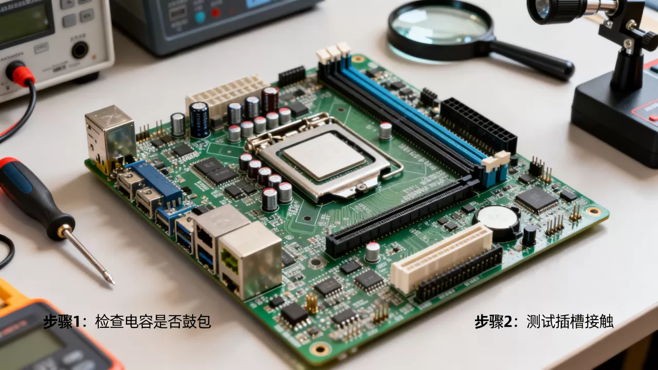 服务器主机板坏了怎么修？主板维修故障排查教程