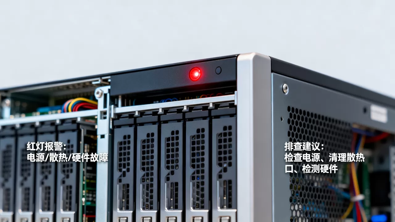 服务器主机i一直红灯是怎么回事?服务器i红灯报警原因 服务器主机i一直红灯是怎么回事?服务器i红灯报警原因