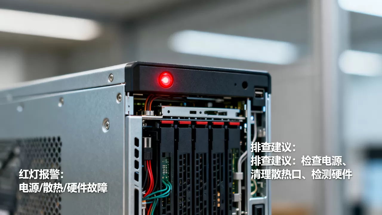 服务器主机i一直红灯是怎么回事?服务器i红灯报警原因 服务器主机i一直红灯是怎么回事?服务器i红灯报警原因