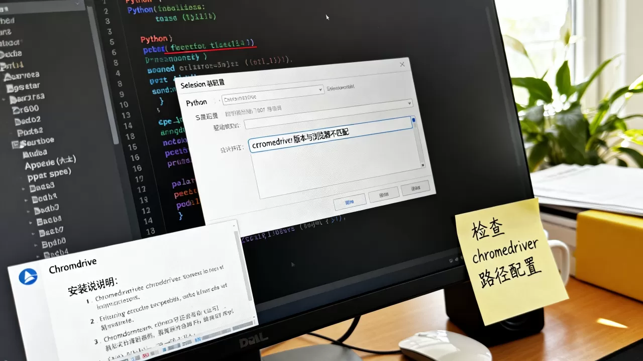 python chromedriver报错怎么解决?python selenium驱动配置 python chromedriver报错怎么解决?python selenium驱动配置