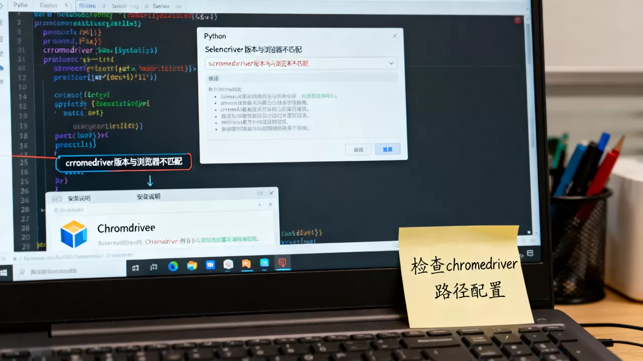 python chromedriver报错怎么解决?python selenium驱动配置 python chromedriver报错怎么解决?python selenium驱动配置