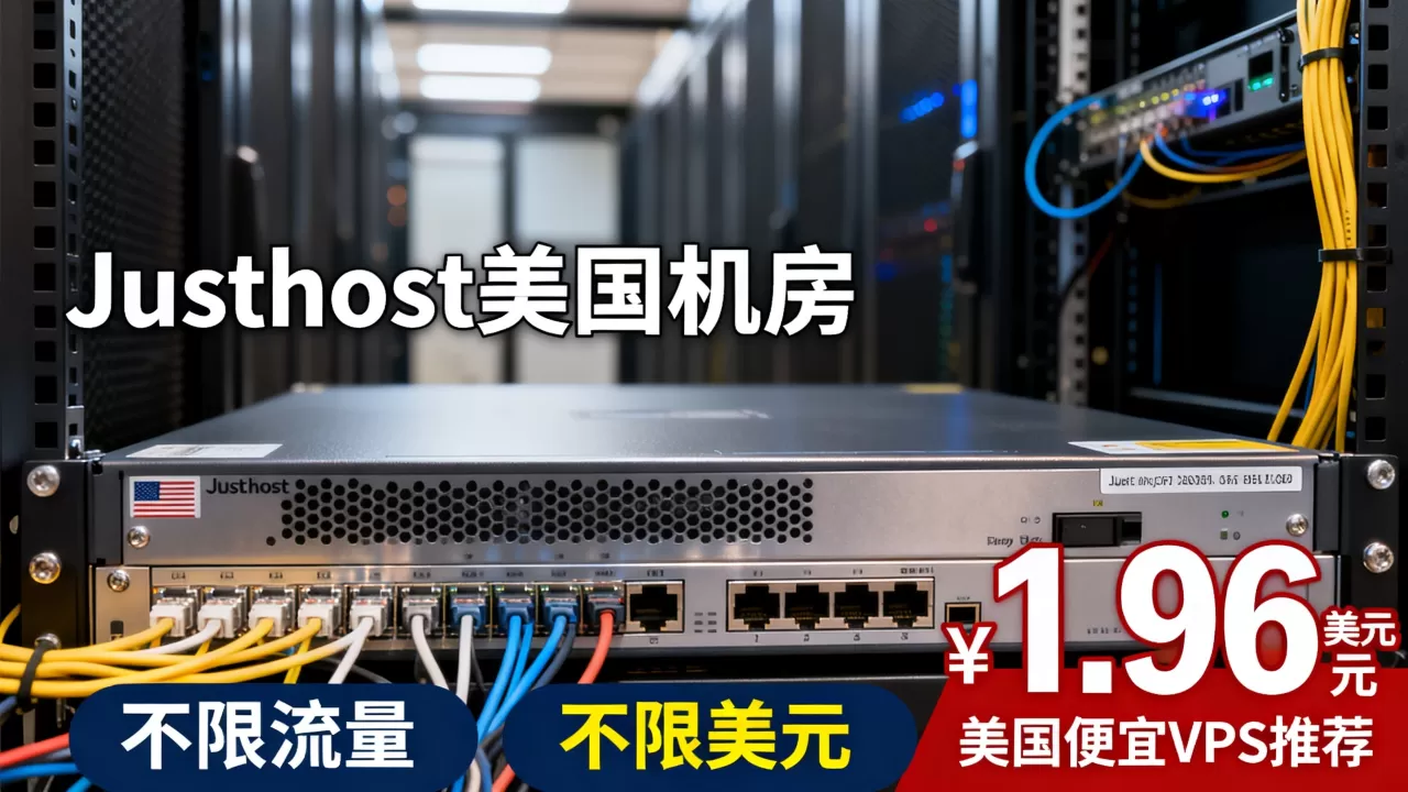 Justhost美国机房不限流量低至1.96美元,美国便宜VPS推荐 Justhost美国机房不限流量低至1.96美元,美国便宜VPS推荐
