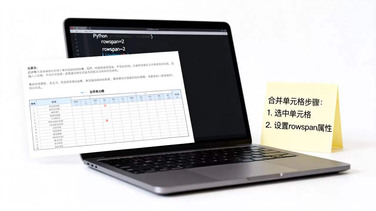 Python rowspan怎么用?python表格合并单元格教程 Python rowspan怎么用?python表格合并单元格教程
