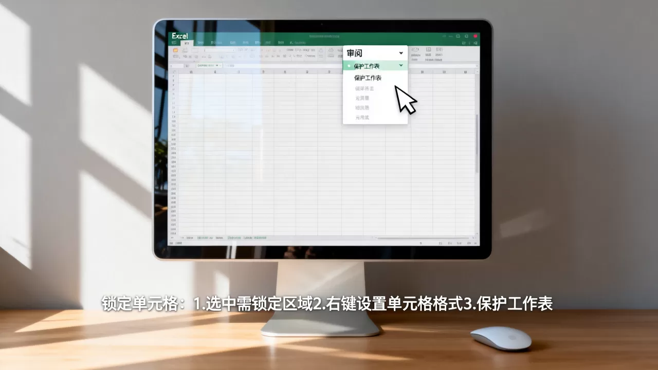 excel锁定单元格怎么操作？excel锁定某列数据
