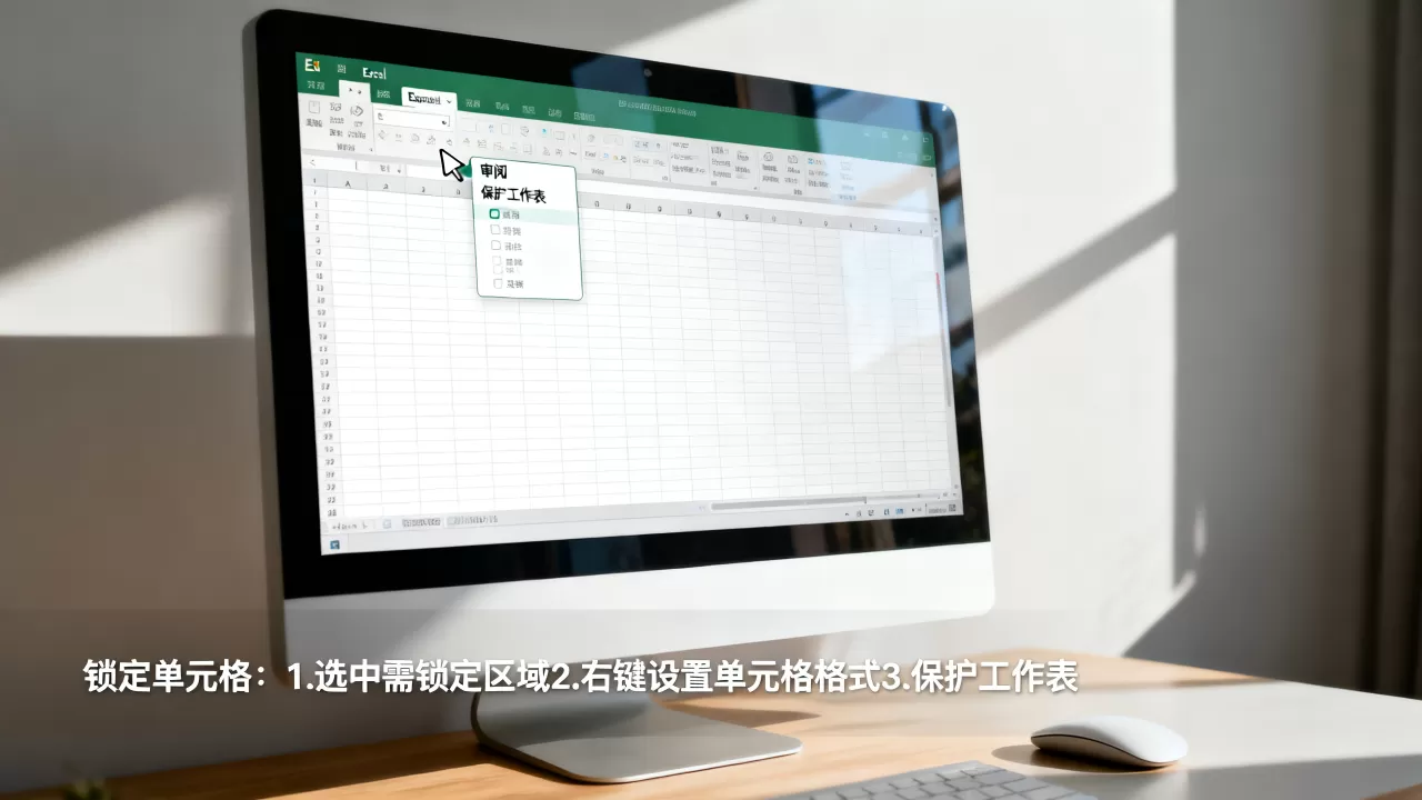 excel锁定单元格怎么操作？excel锁定某列数据