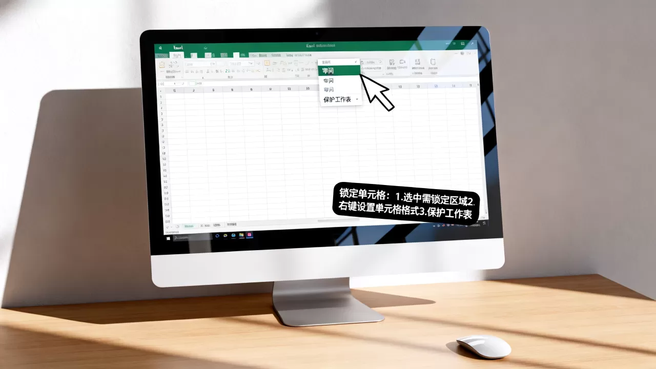 excel锁定单元格怎么操作？excel锁定某列数据