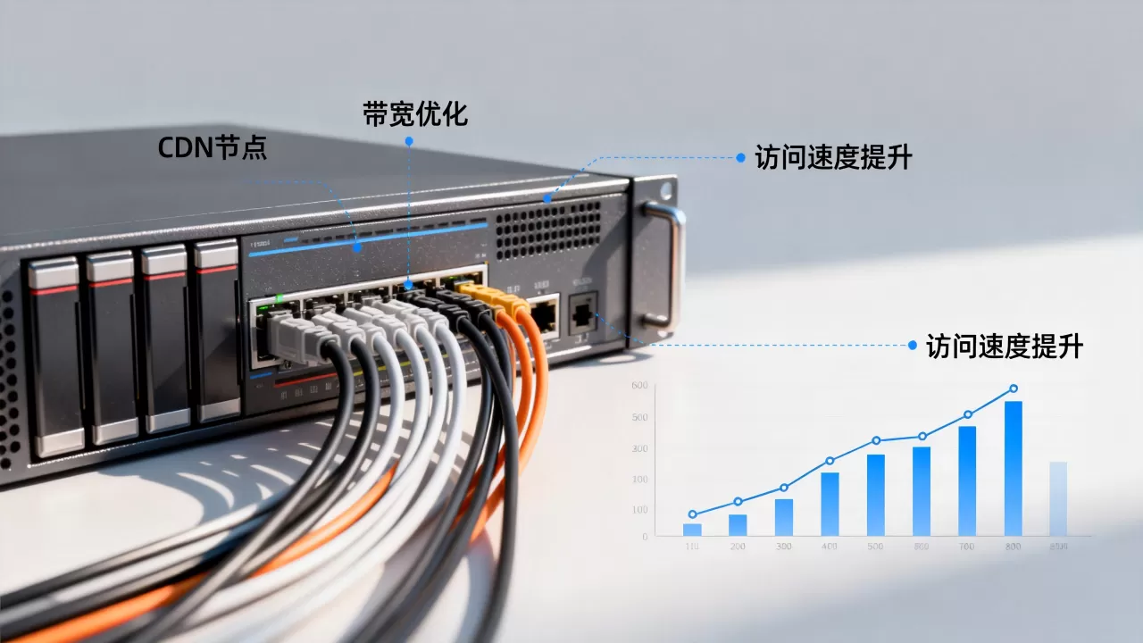 服务器带宽小用cdn能解决卡顿吗？cdn加速提升网站访问速度
