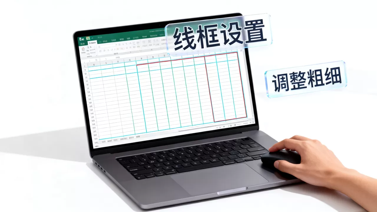 Excel表格线框怎么设置?如何调整表格边框粗细 Excel表格线框怎么设置?如何调整表格边框粗细