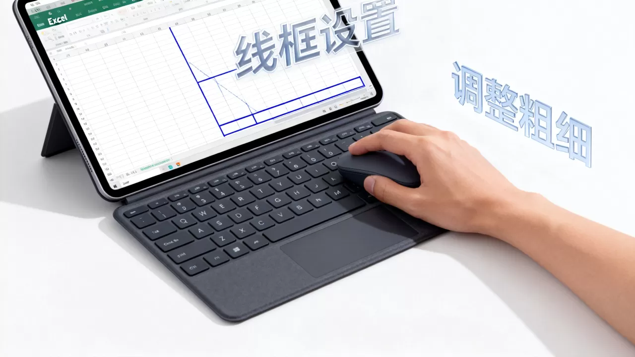 Excel表格线框怎么设置?如何调整表格边框粗细 Excel表格线框怎么设置?如何调整表格边框粗细