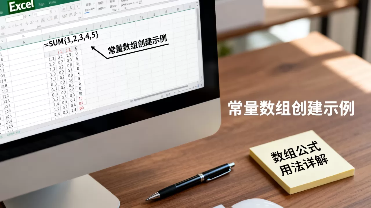 Excel常量数组怎么创建?excel数组公式用法详解 Excel常量数组怎么创建?excel数组公式用法详解