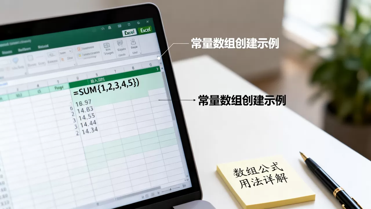 Excel常量数组怎么创建?excel数组公式用法详解 Excel常量数组怎么创建?excel数组公式用法详解