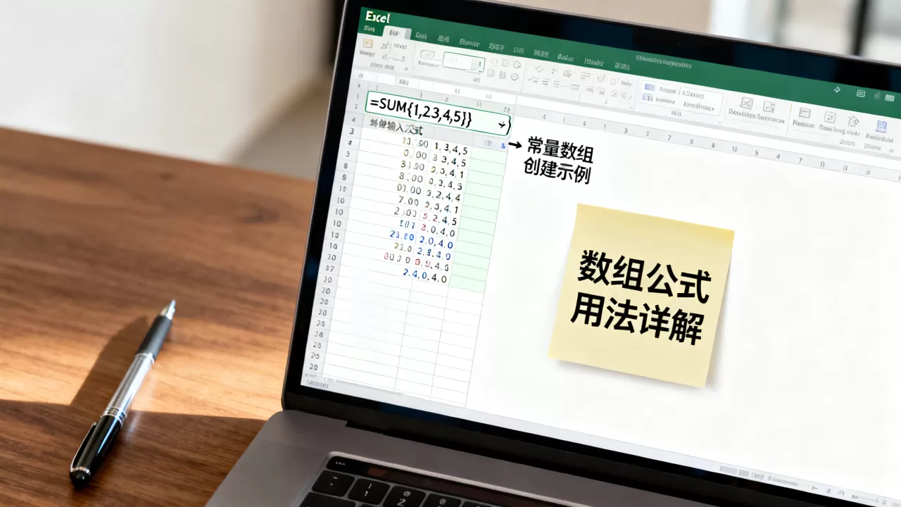 Excel常量数组怎么创建?excel数组公式用法详解 Excel常量数组怎么创建?excel数组公式用法详解